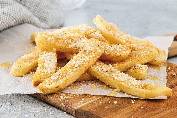 Garlic Parmesan Steak Fries