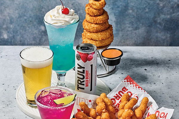 Happy Hour Drinks and Food